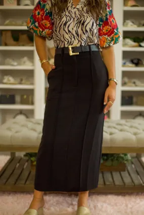 Black Long Skirt