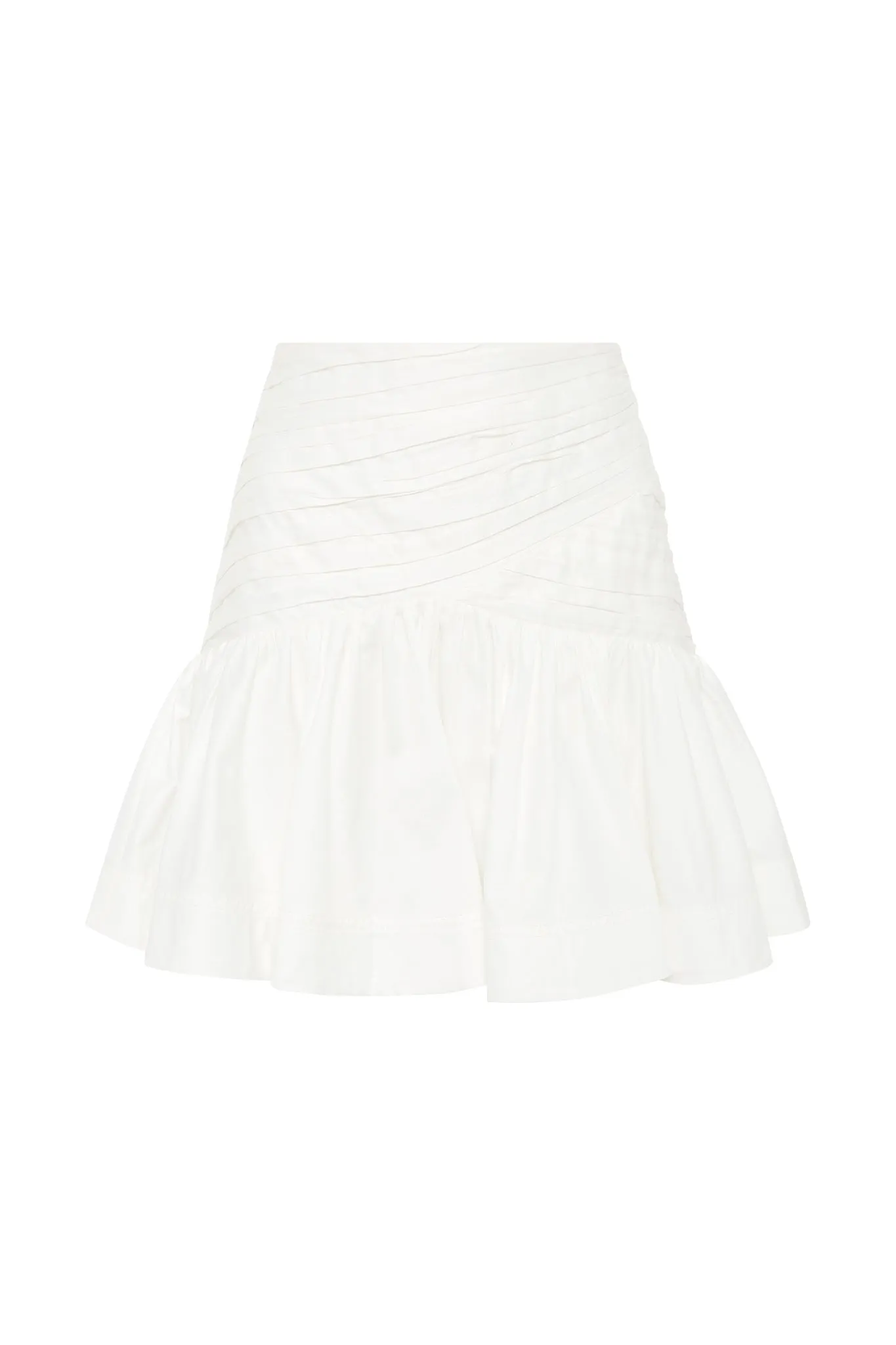 Carrie Ruched Mini Skirt