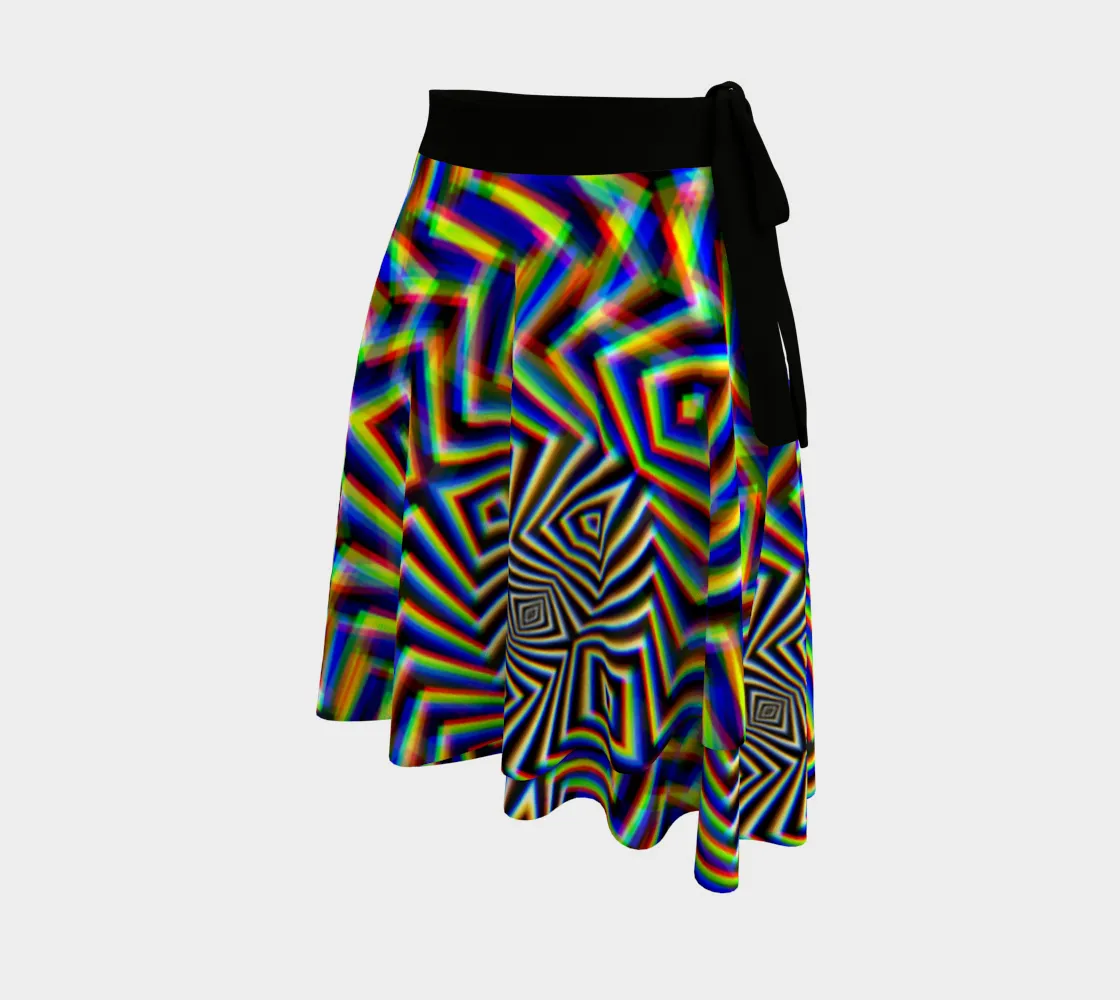 Chromadelic Wrap Skirt