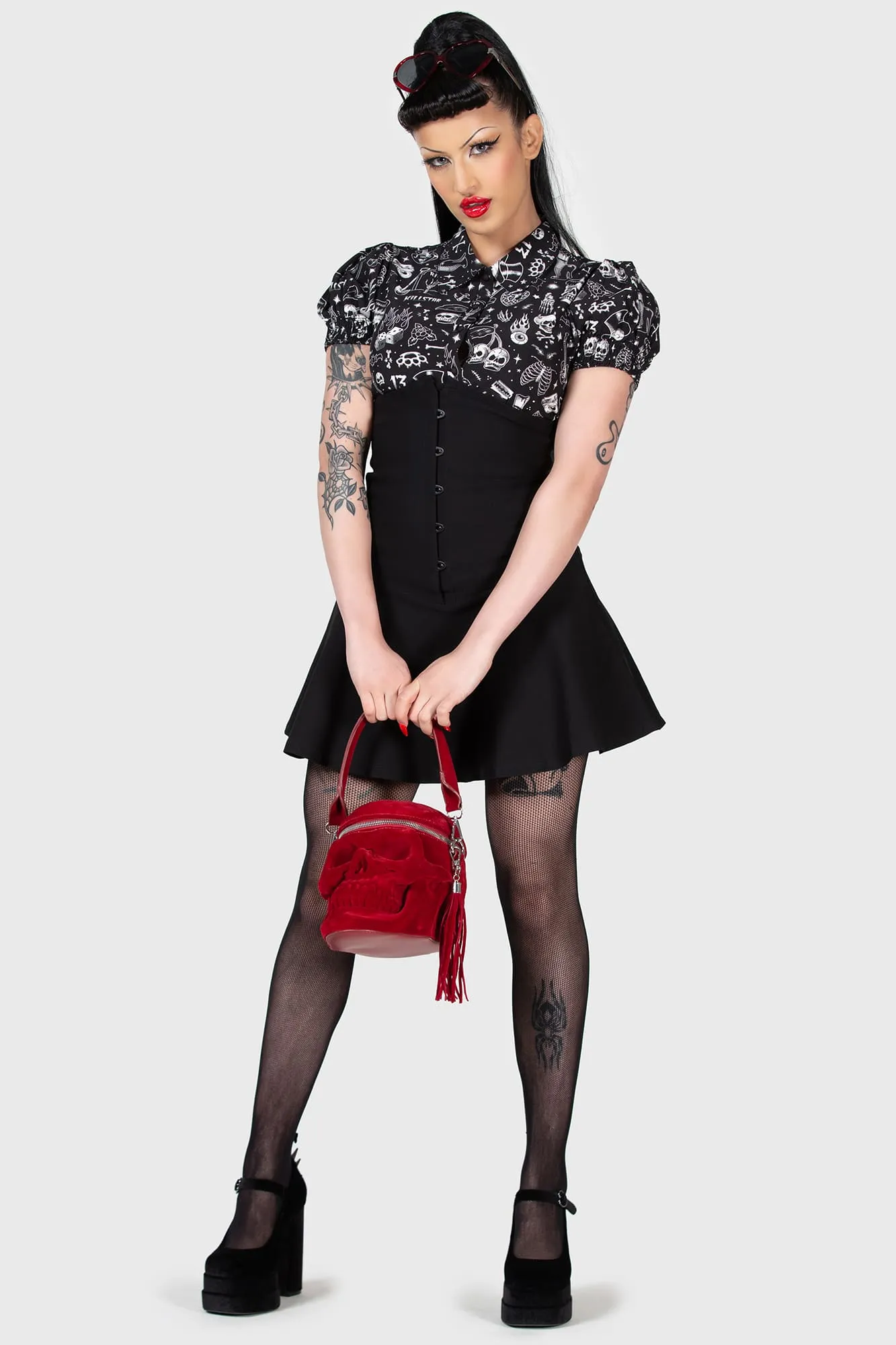 Daddy-O Corset Mini Skirt