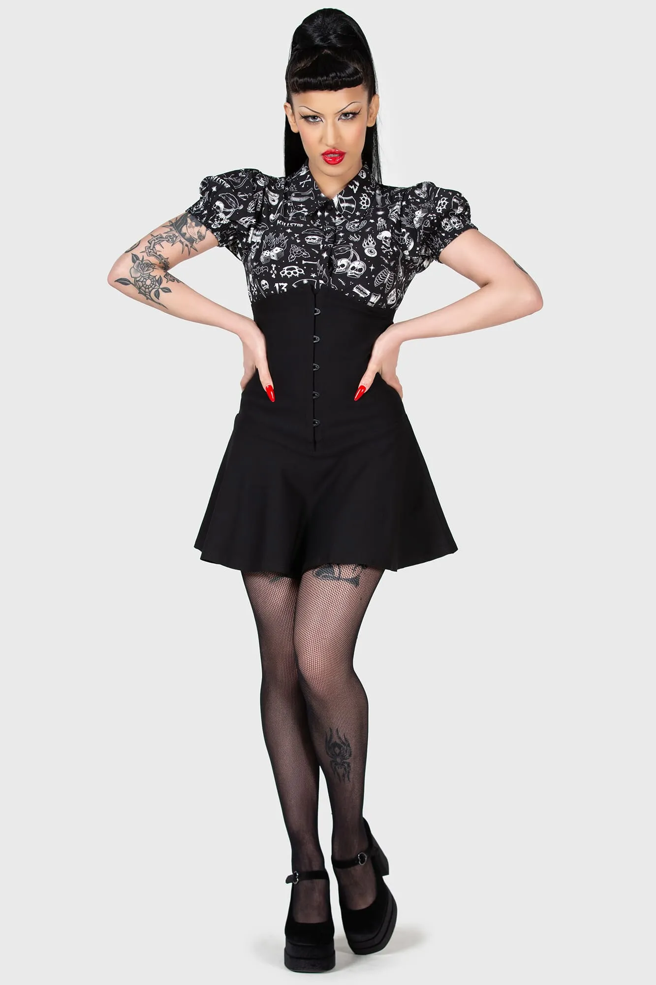 Daddy-O Corset Mini Skirt