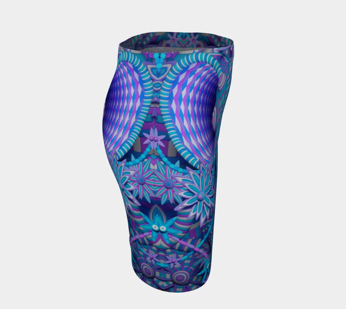 ELEPHANT FITTED SKIRT | KE VISUALS