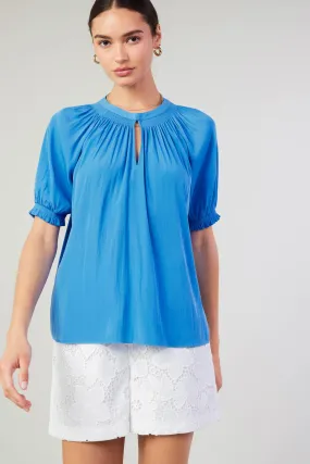 Faded Blue Blouse