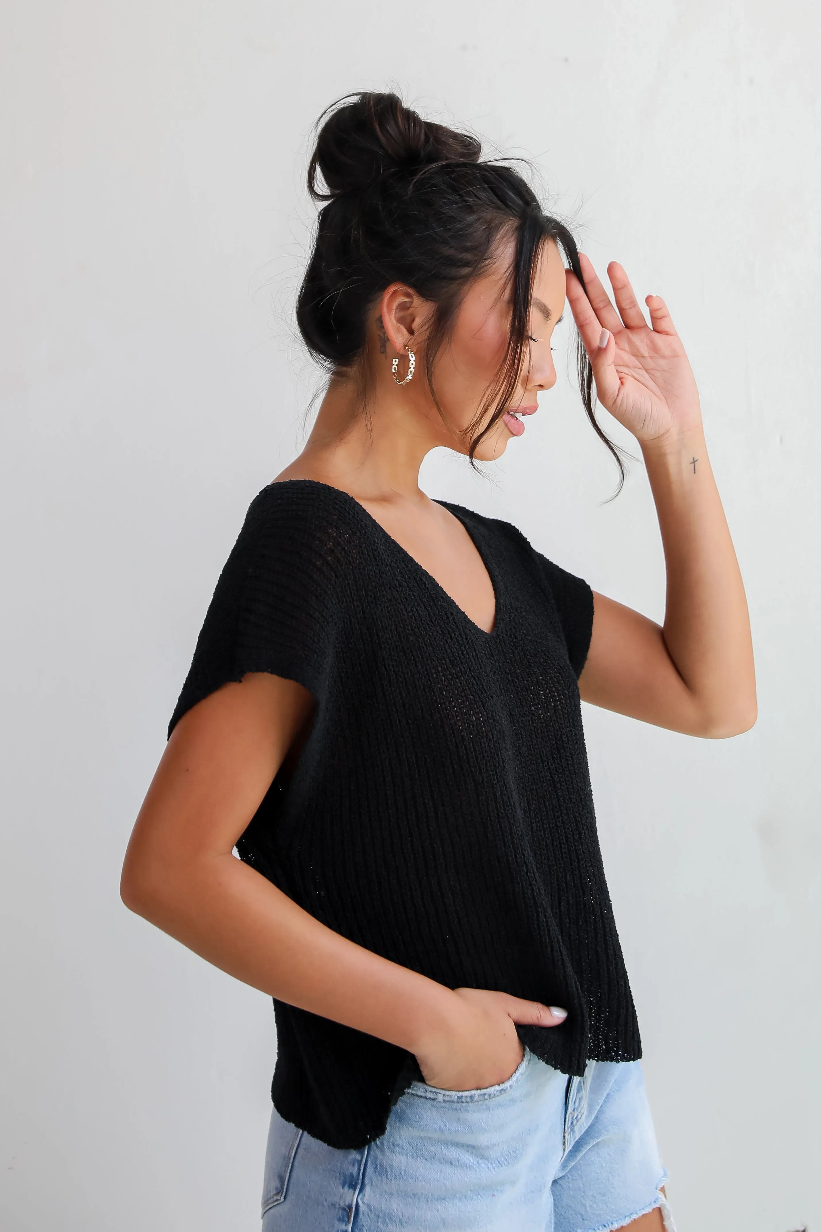 FINAL SALE - Cool Vibes Lightweight Knit Top