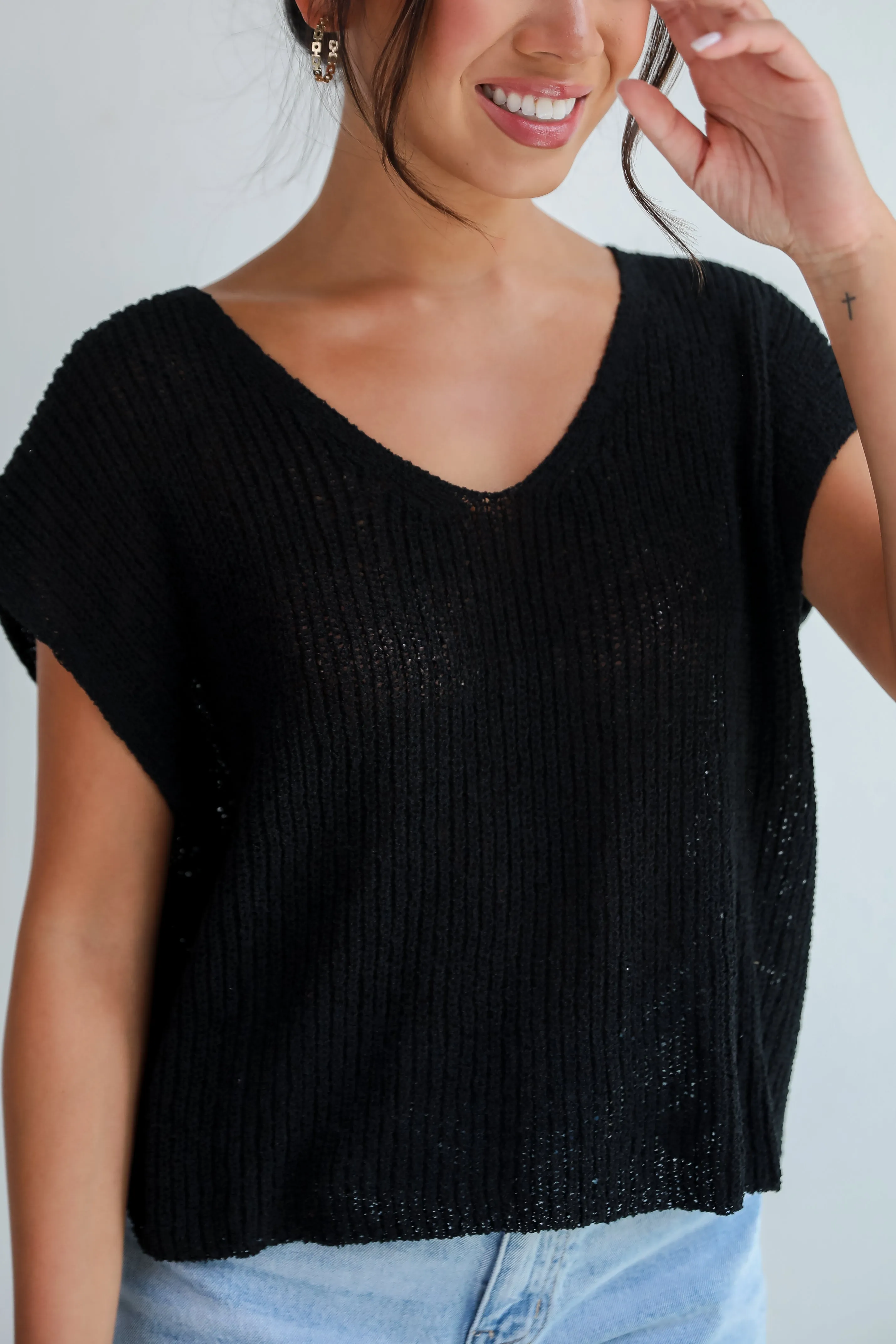 FINAL SALE - Cool Vibes Lightweight Knit Top