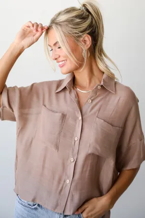 FINAL SALE - Enviable Poise Blouse - DU DEAL