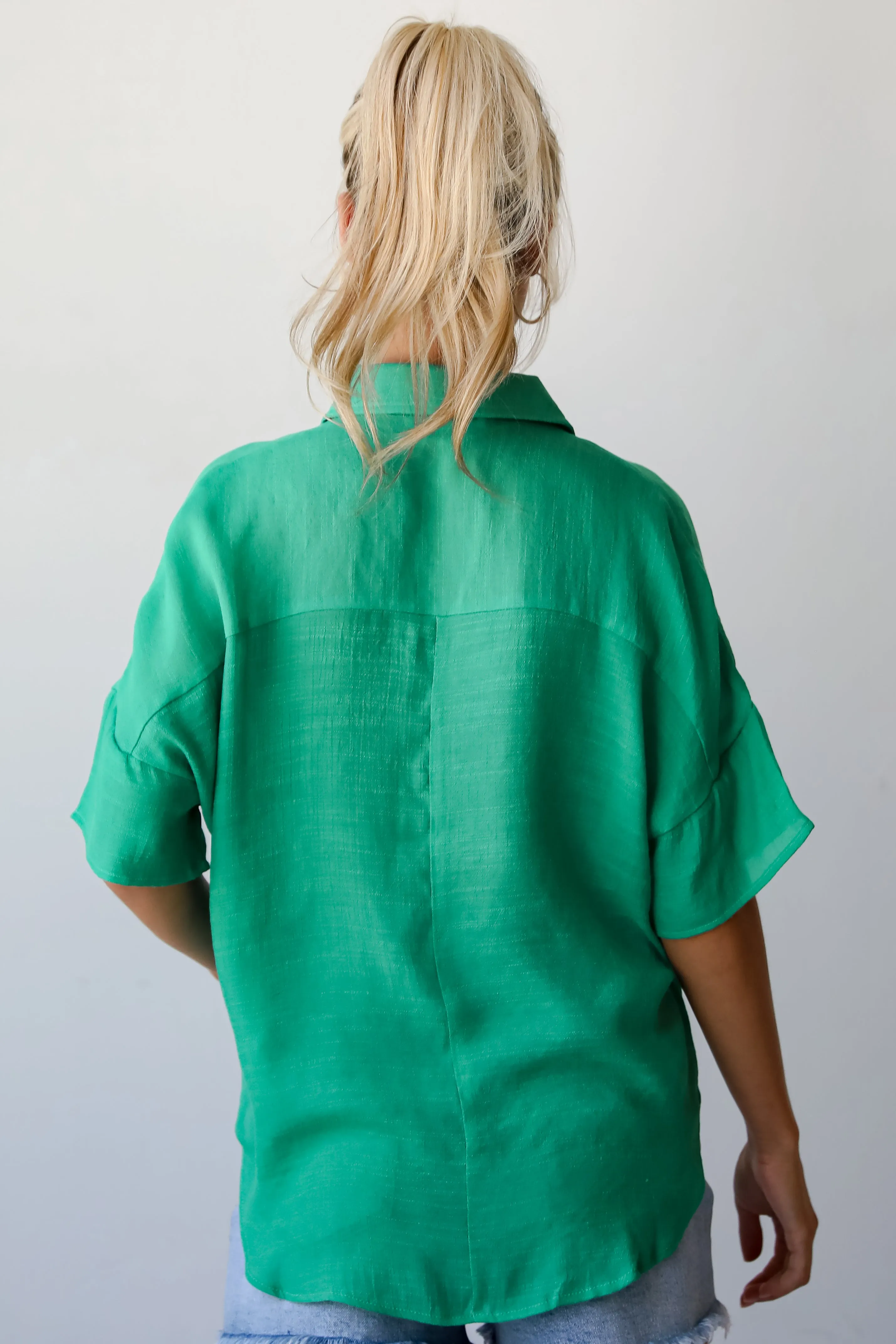 FINAL SALE - Enviable Poise Blouse - DU DEAL