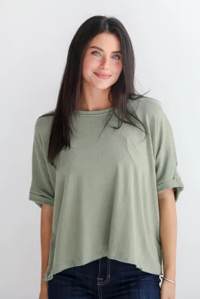 FINAL SALE - Sweetest Concept Short Sleeve Knit Top