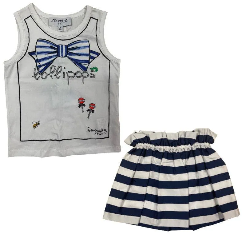 Girls Lolipop Skirt Set