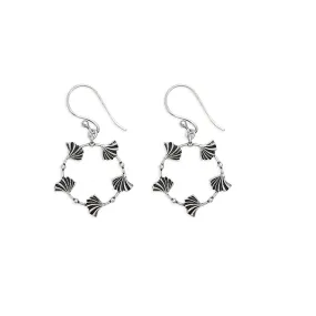 Heart's Dance Earrings in Silver