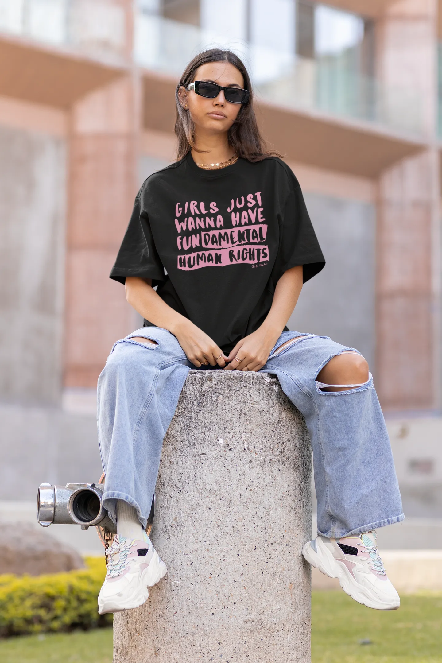 Human Rights Boyfriend T-shirt