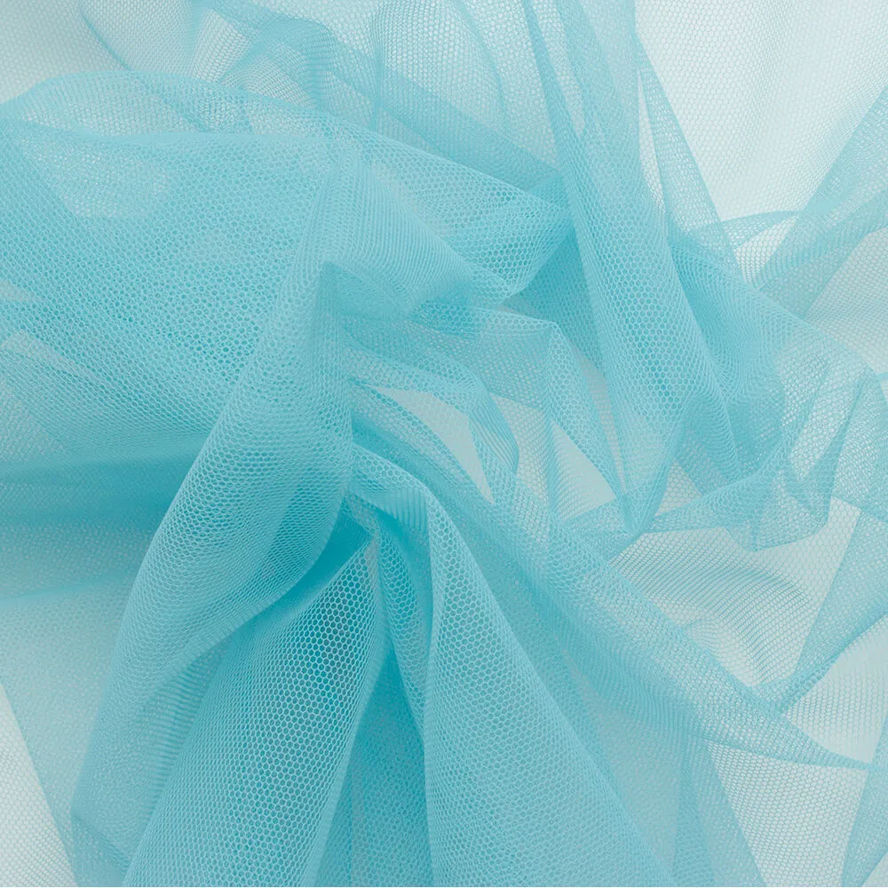 Light Turquoise Polyamide Tulle