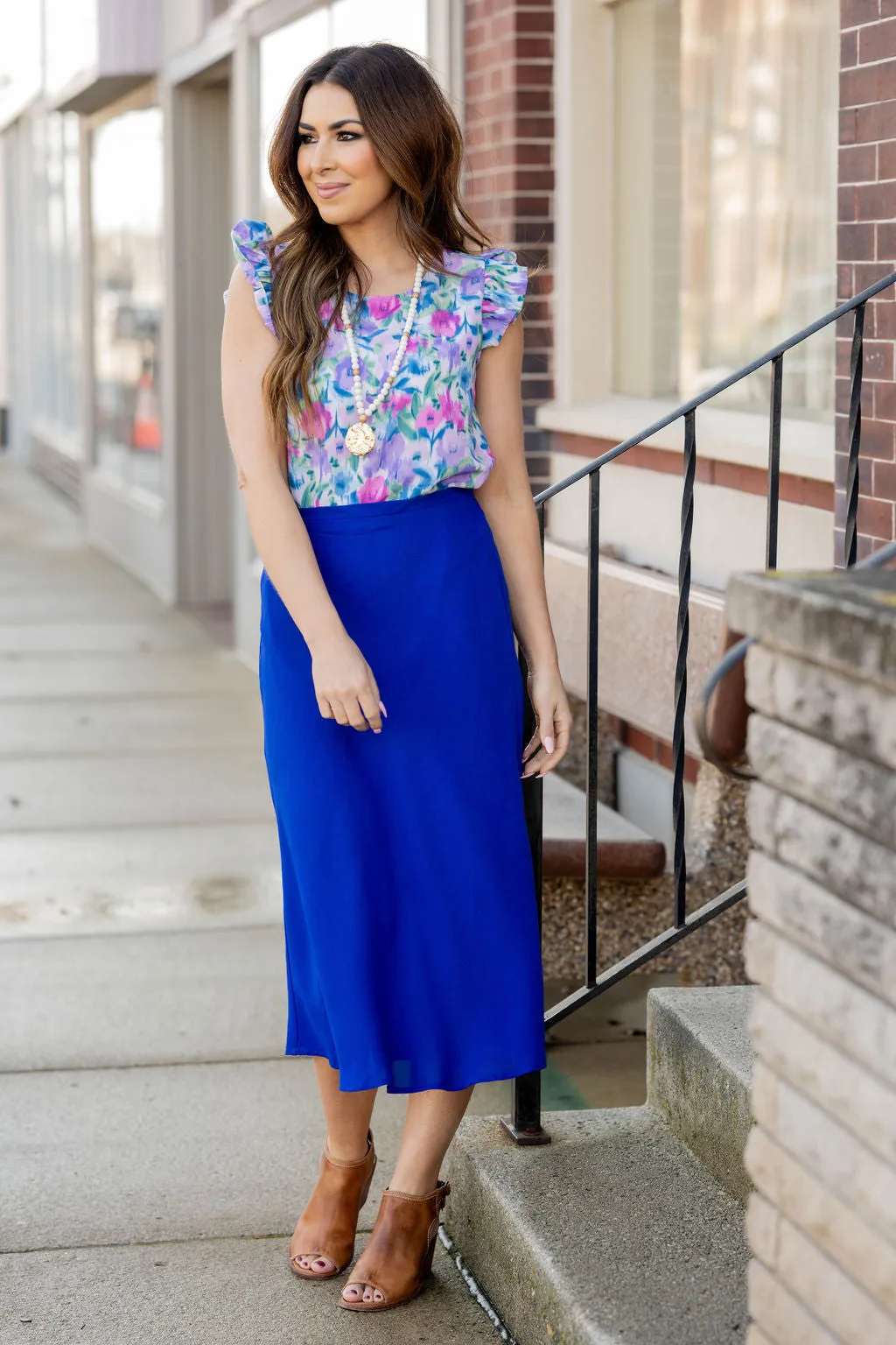 Lightweight Midi Skirt