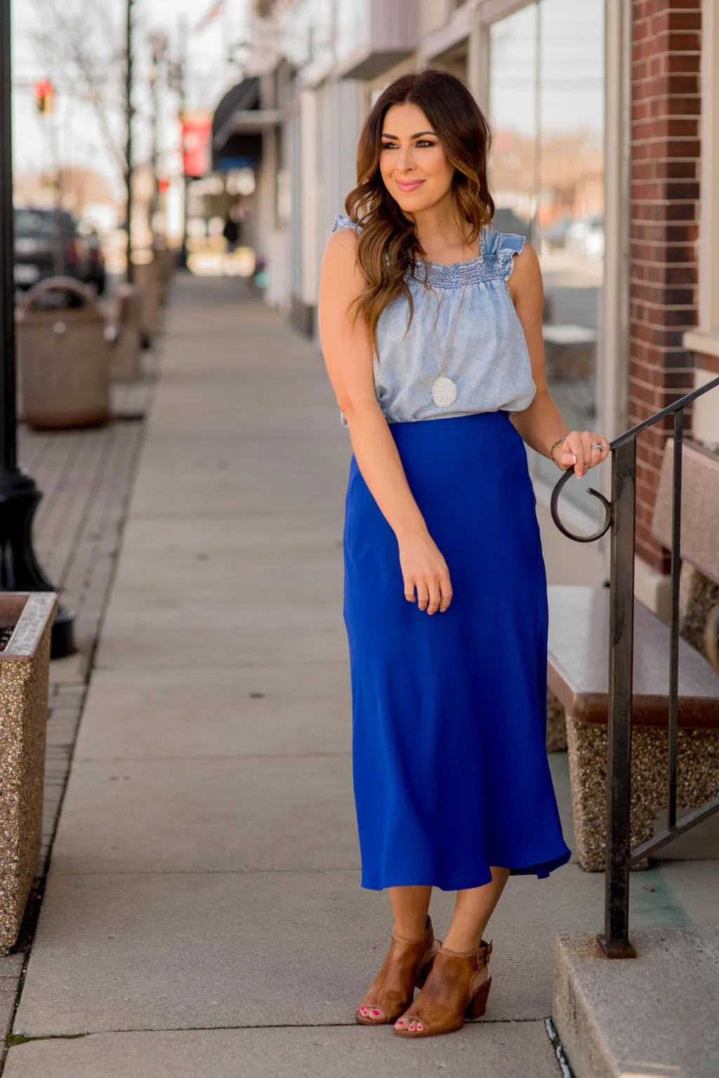 Lightweight Midi Skirt