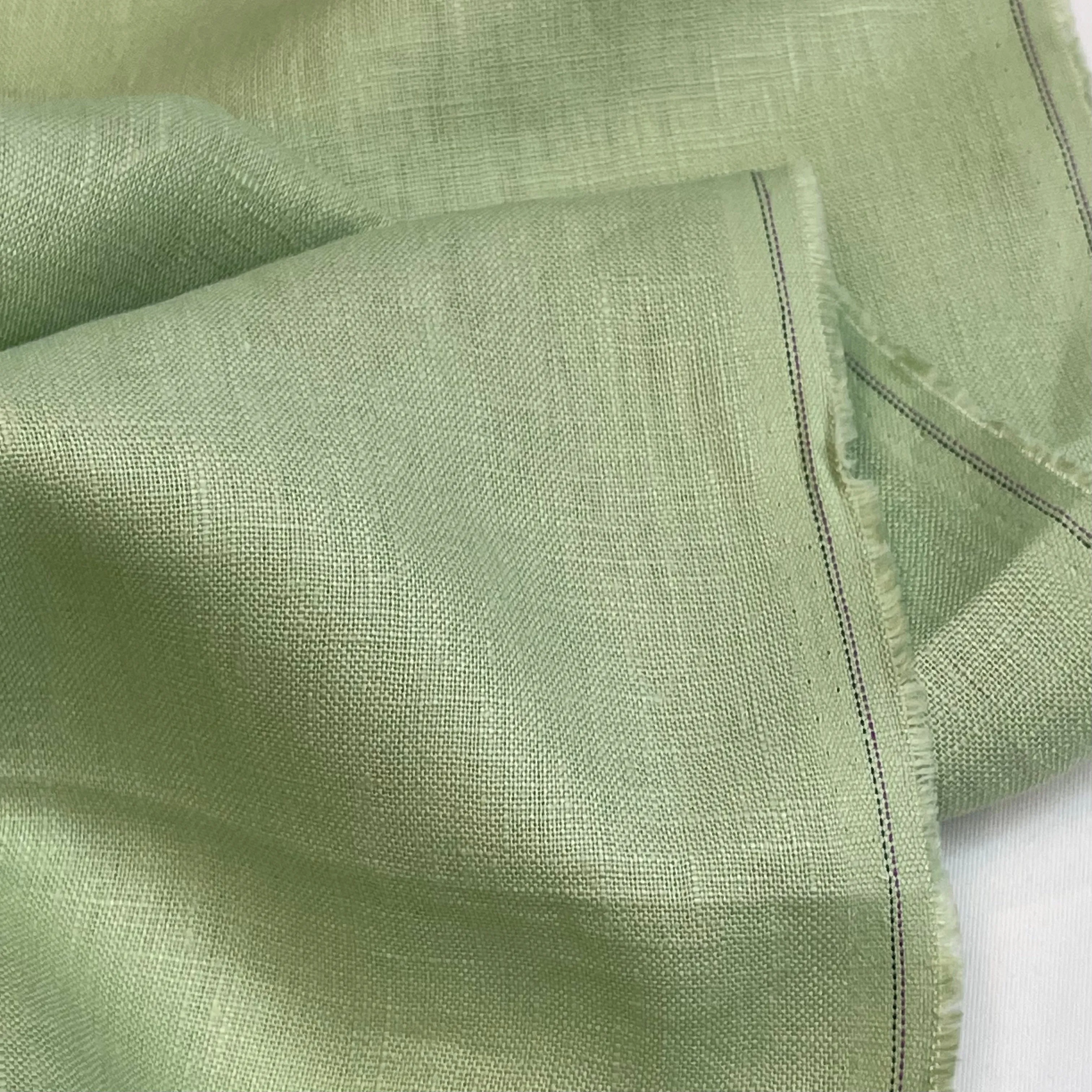 Mint Garden Mid Weight Linen