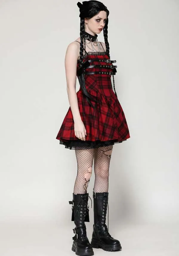 Playful Punk Red Rock | DRESS