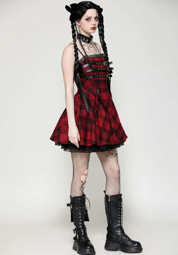 Playful Punk Red Rock | DRESS