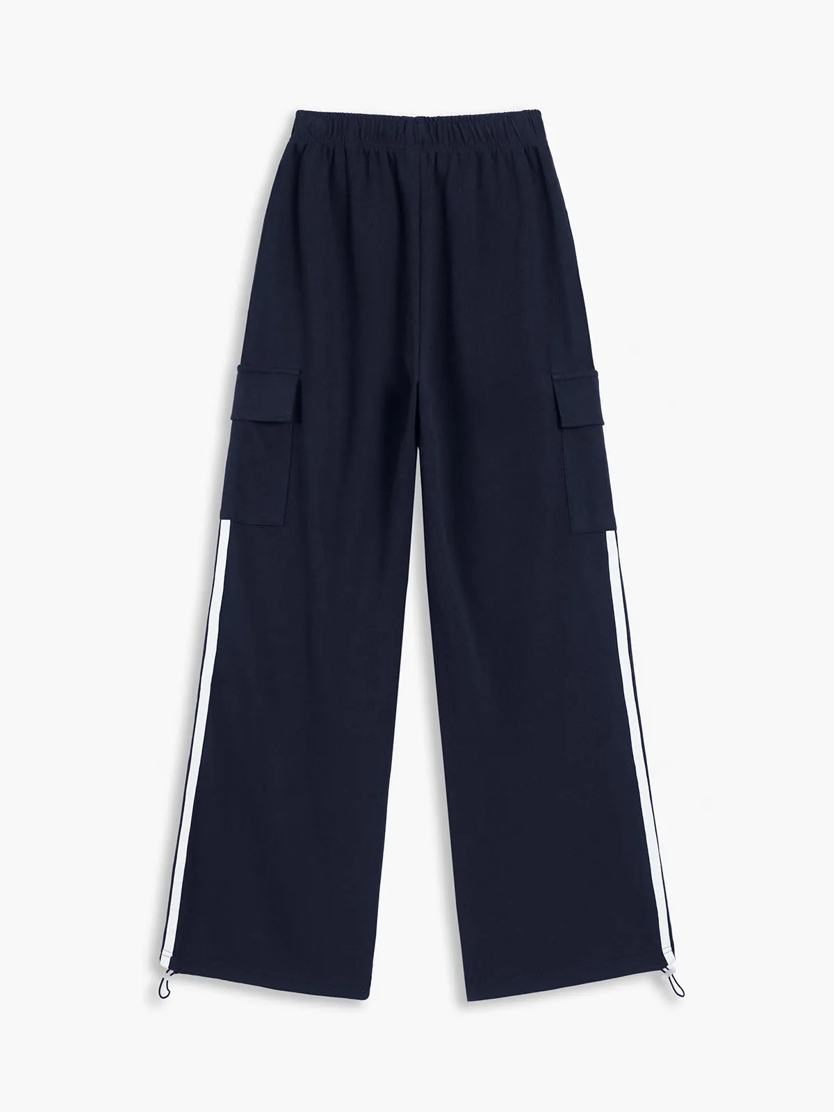 Side Panel Graceful Cargo Sweatpants