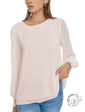 Stylish Cuffed Sleeve Top