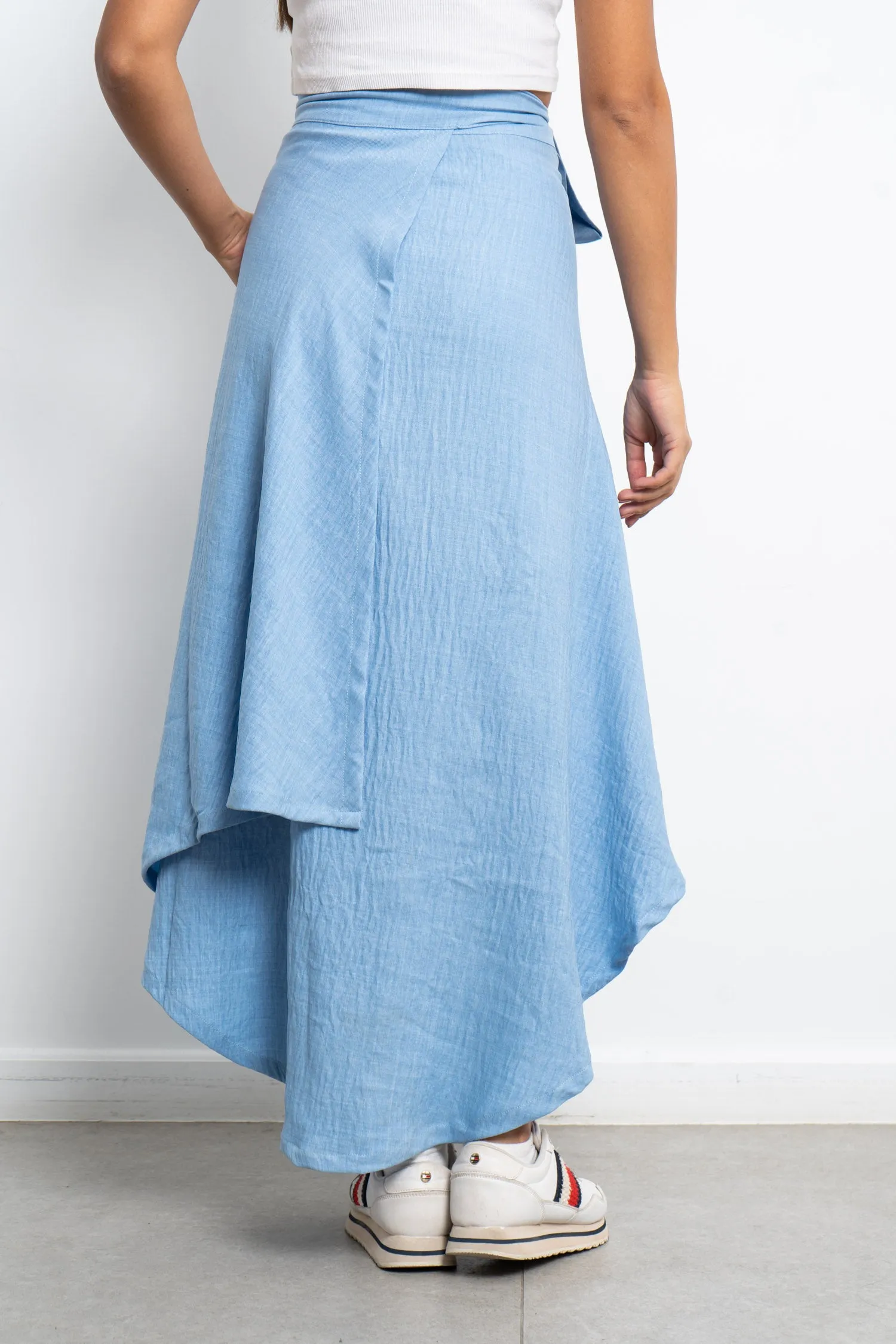 Stylish Wrapping Skirts - Azul