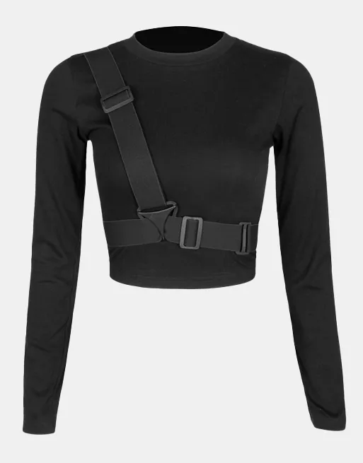 Techwear Black T-Shirt