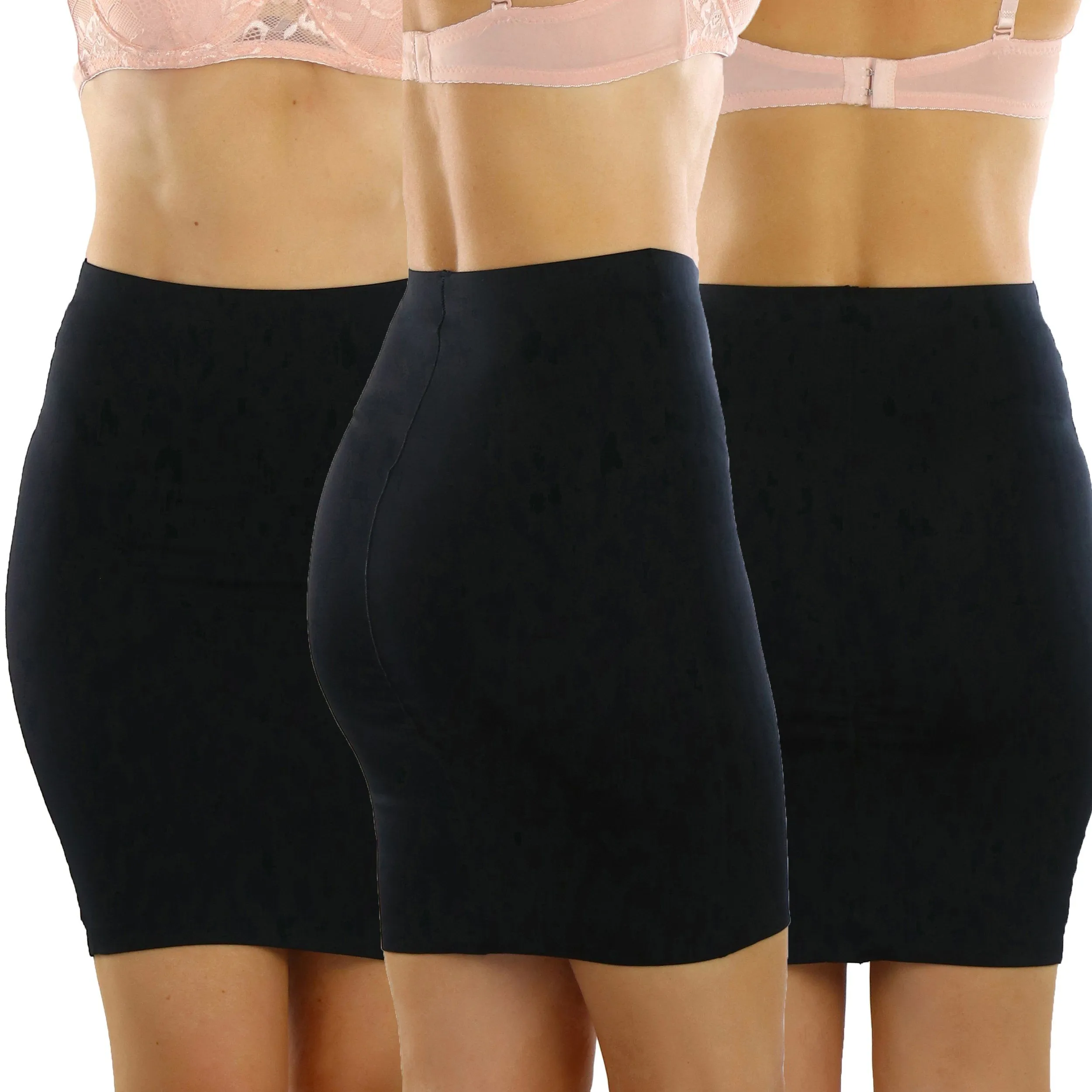 ToBeInStyle Women's High Waisted Smooth and Silky Torso Control Shapewear Skirt