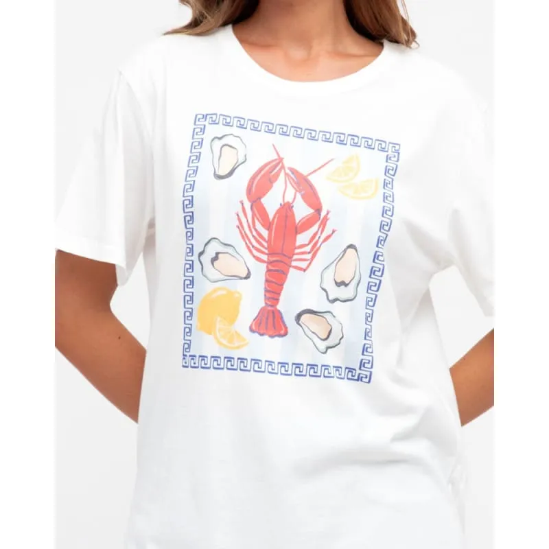 White Lobster Tee