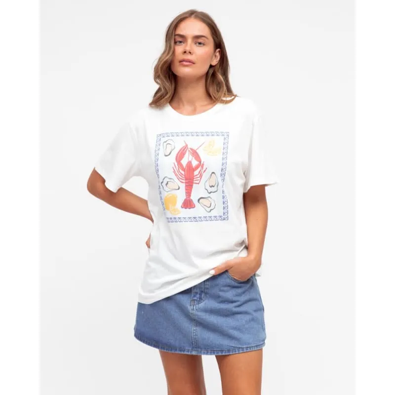 White Lobster Tee