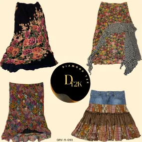 Y2K Poly Fairycore Skirts – Whimsical & Dreamy Style (GRV-11-093)